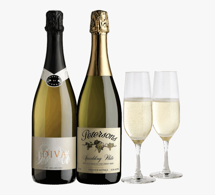 Transparent Champagne Bottle Png - Champagne Bottle Champagne Glass Png, Png Download, Free Download