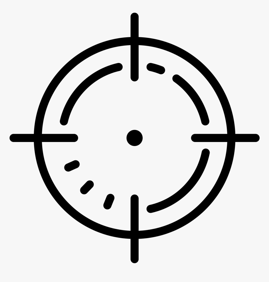 Reticle Computer Icons - Gas Discharge Tube Symbol, HD Png Download, Free Download