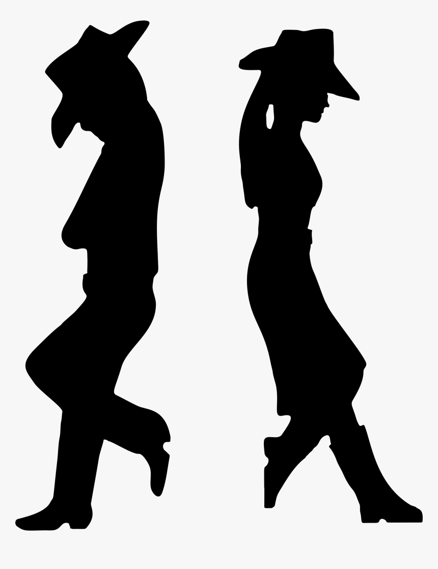 Clip Art Png Free Download On - Cowboy Silhouette Free Png, Transparent Png, Free Download