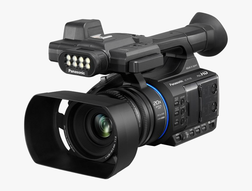 Video Cameras Panasonic Zoom Lens 1080p - Panasonic Video Camera 90, HD Png Download, Free Download
