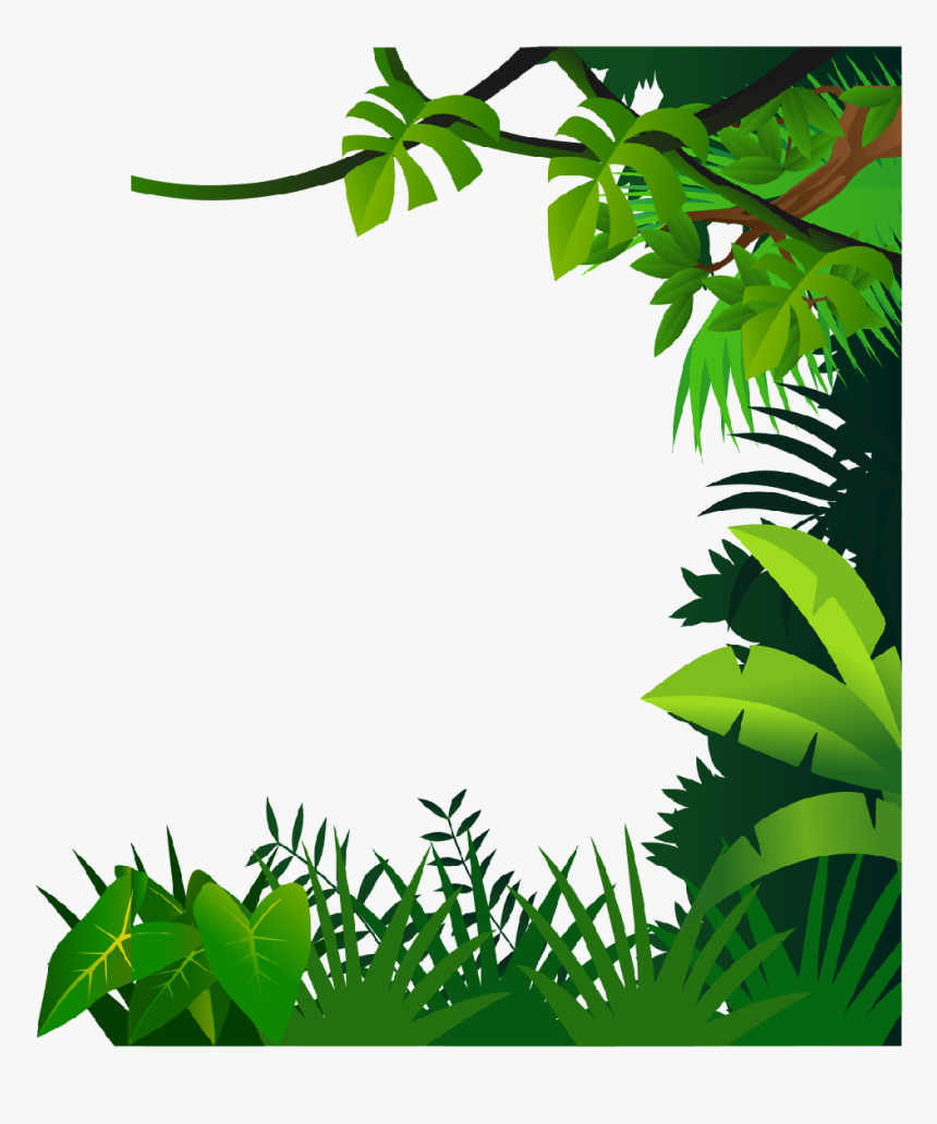 Jungle Border Clipart, HD Png Download, Free Download