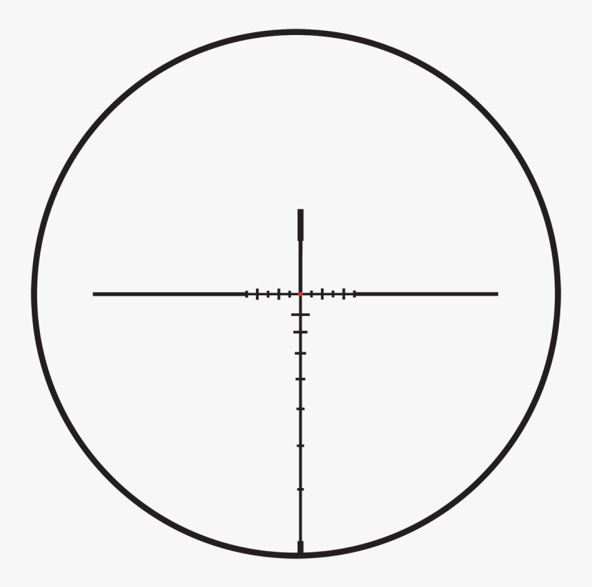 Transparent Dot Line Png - Telescopic Sight, Png Download, Free Download