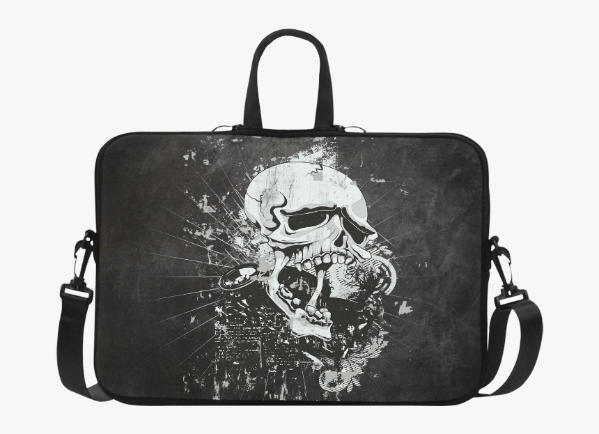 Dark Gothic Skull Laptop Handbags 15