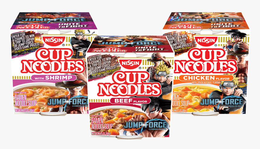 Bandai Namco Entertainment America - Cup Noodles Jump Force, HD Png Download, Free Download