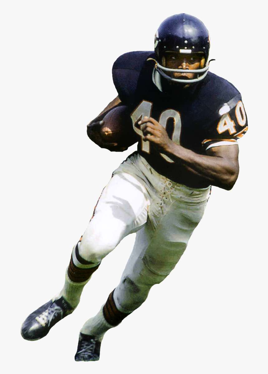Transparent Chicago Bears Helmet Png - Gale Sayers Chicago Bears Football, Png Download, Free Download