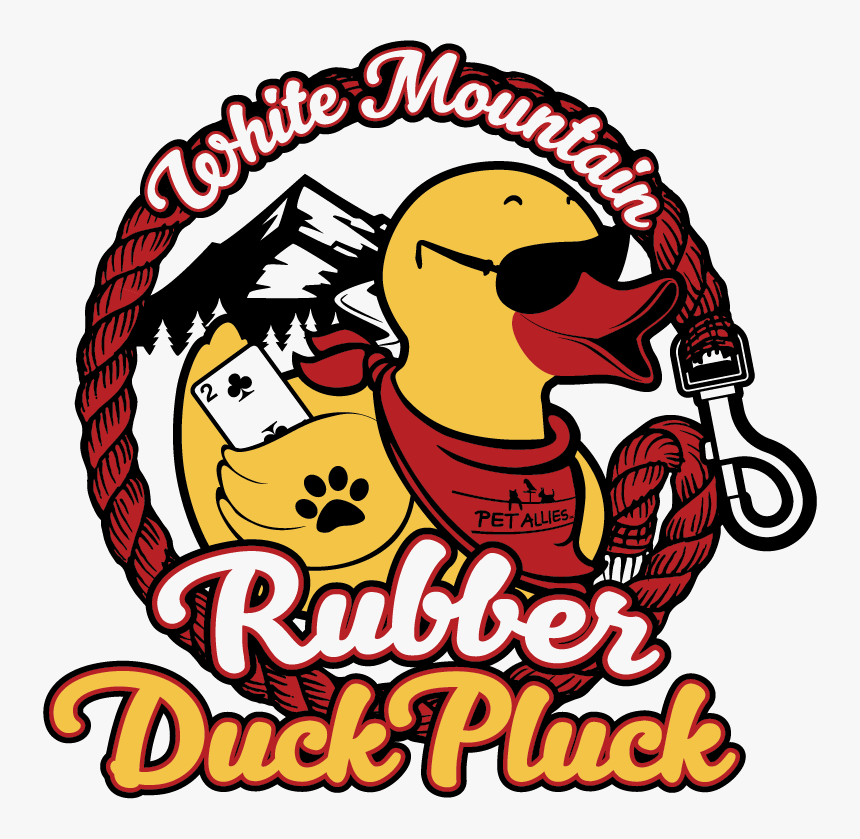White Mountain Rubber Duck Pluck - Cartoon, HD Png Download, Free Download