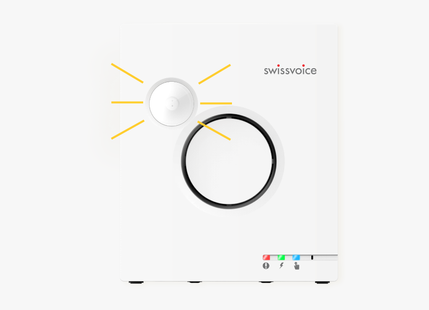 Sonnerie Puissante Et Flash Blanc Lumineux - Circle, HD Png Download, Free Download