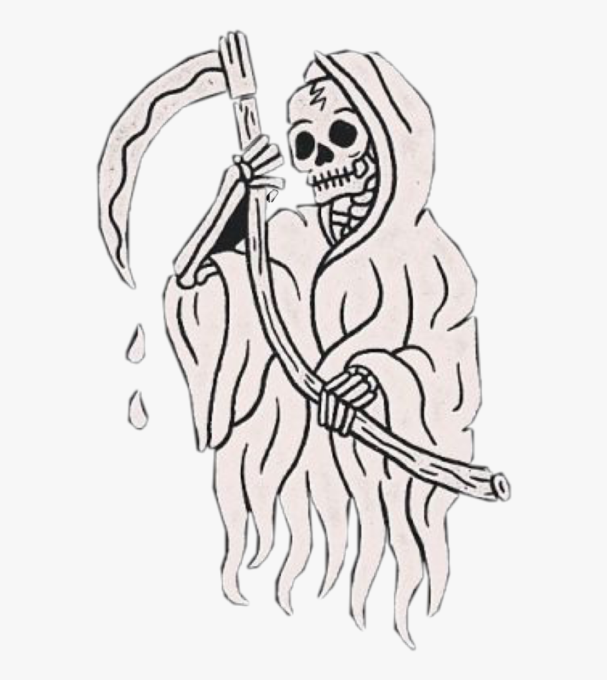 Grim Reaper Aesthetic Drawing, HD Png Download, Free Download