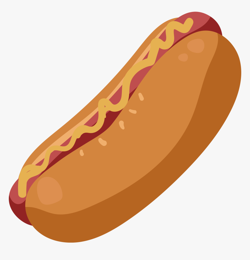 Clip Art Hot Dog Drawing - Hot Dog Draw Png, Transparent Png, Free Download