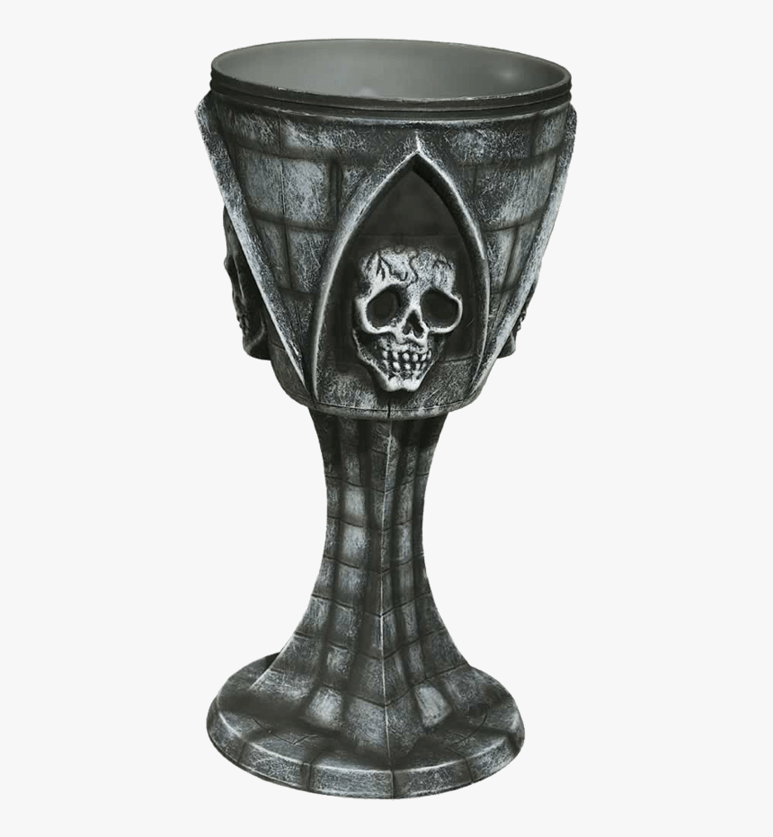 Gothic Skull Goblet - Champagne Stemware, HD Png Download, Free Download