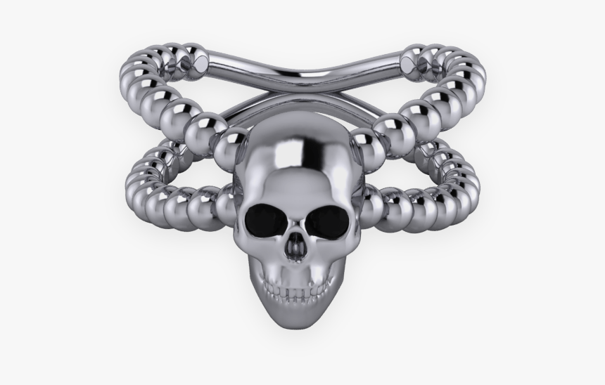 Black Skull Ring Transparent, HD Png Download, Free Download