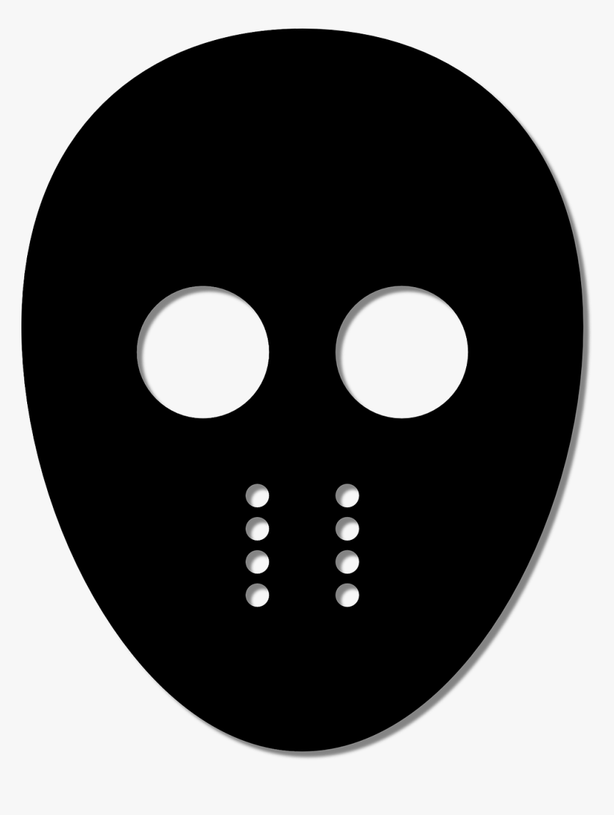 Black Hockey Mask Png, Transparent Png, Free Download