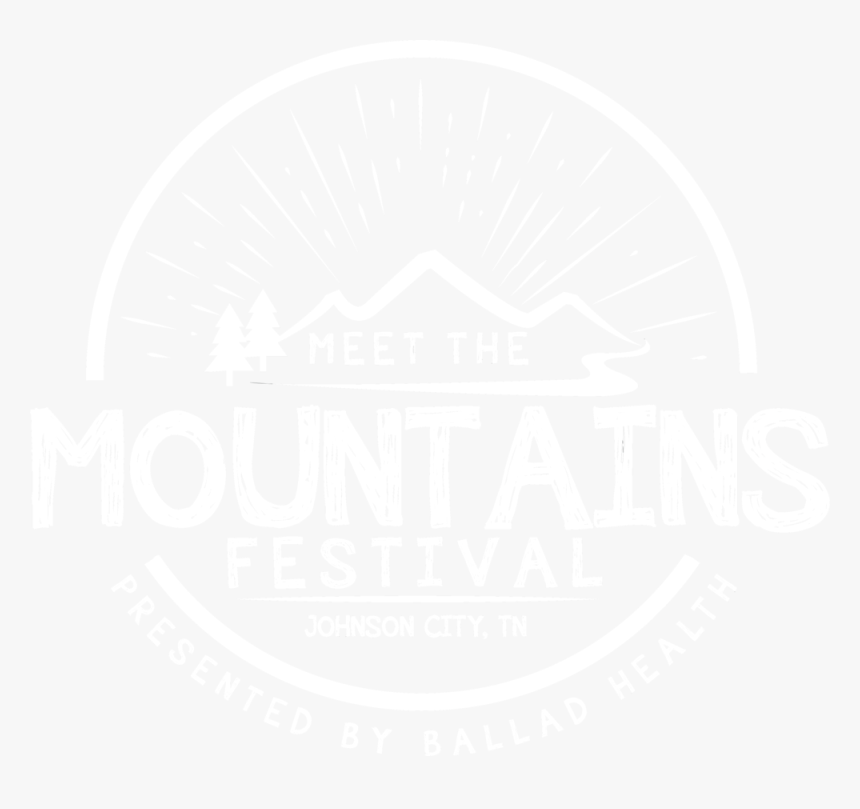 Mtm Logo 1color White - Meet The Mountains Festival Johnson City Tn, HD Png Download, Free Download