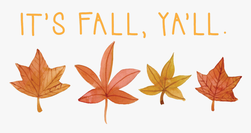 Line Of Fall Leaves , Png Download, Transparent Png, Free Download