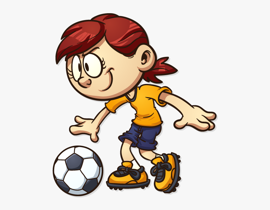 Drawing Of Kids Playing Soccer Clipart Png Download Kid Soccer Clipart Transparent Png Kindpng