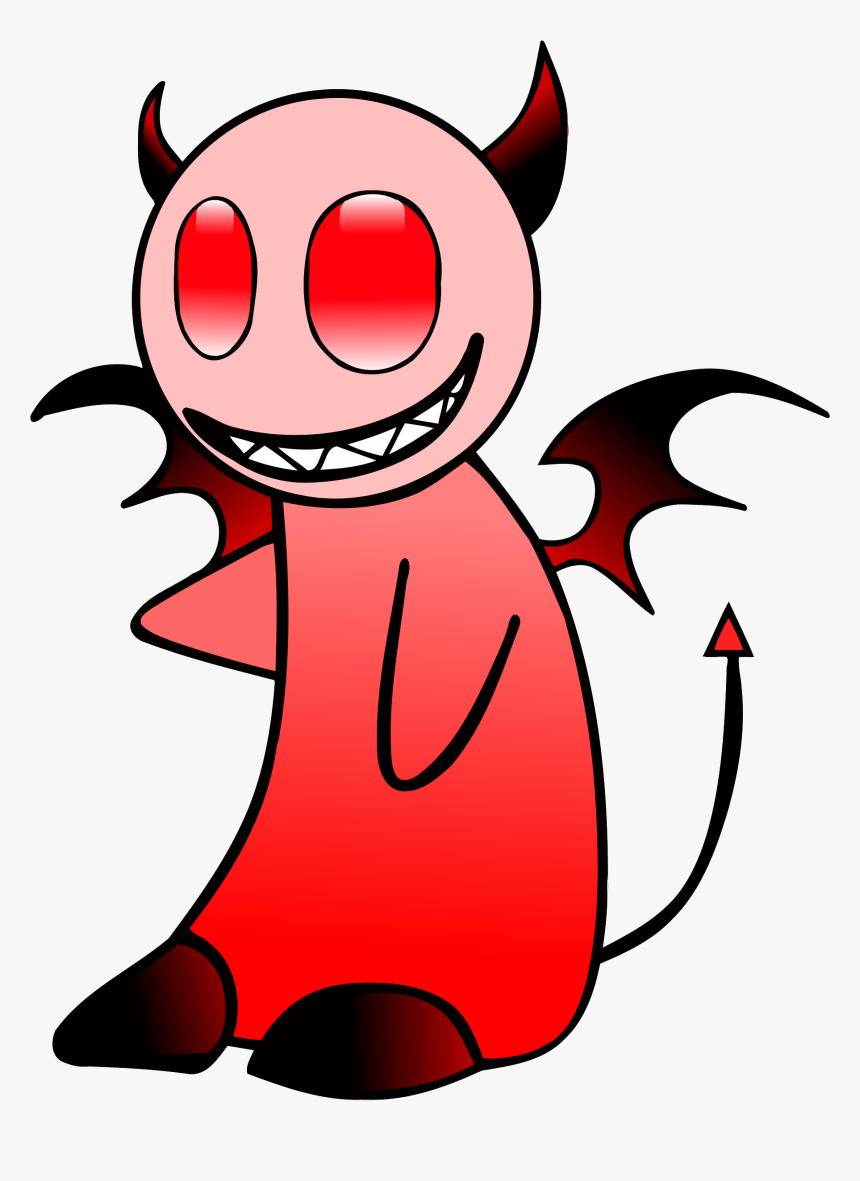 Lucifer Sticker Devil Angel - Lucifer Devil Cartoon, HD Png Download, Free Download