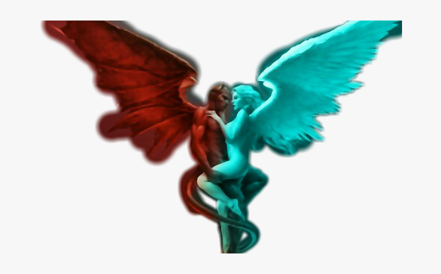 #angel #devil #evil #love #sex - Angel And Devil Lovesex, HD Png Download, Free Download