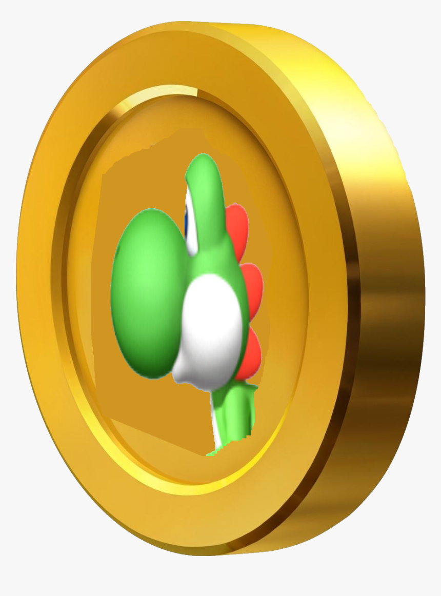 Image D Yoshi Coin - Game Coins Transparent Background, HD Png Download, Free Download