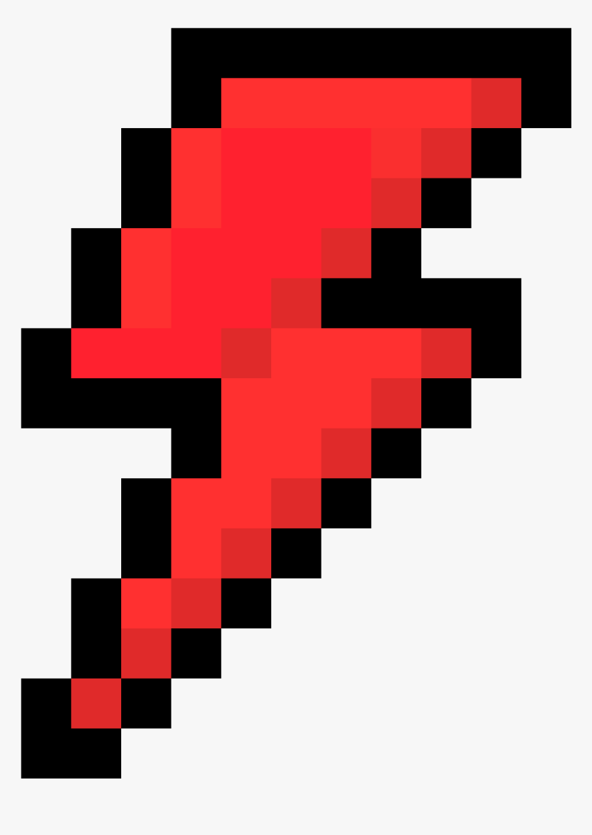 Pixel Lightning Bolt , Png Download - Pixel Lightning Png, Transparent Png, Free Download