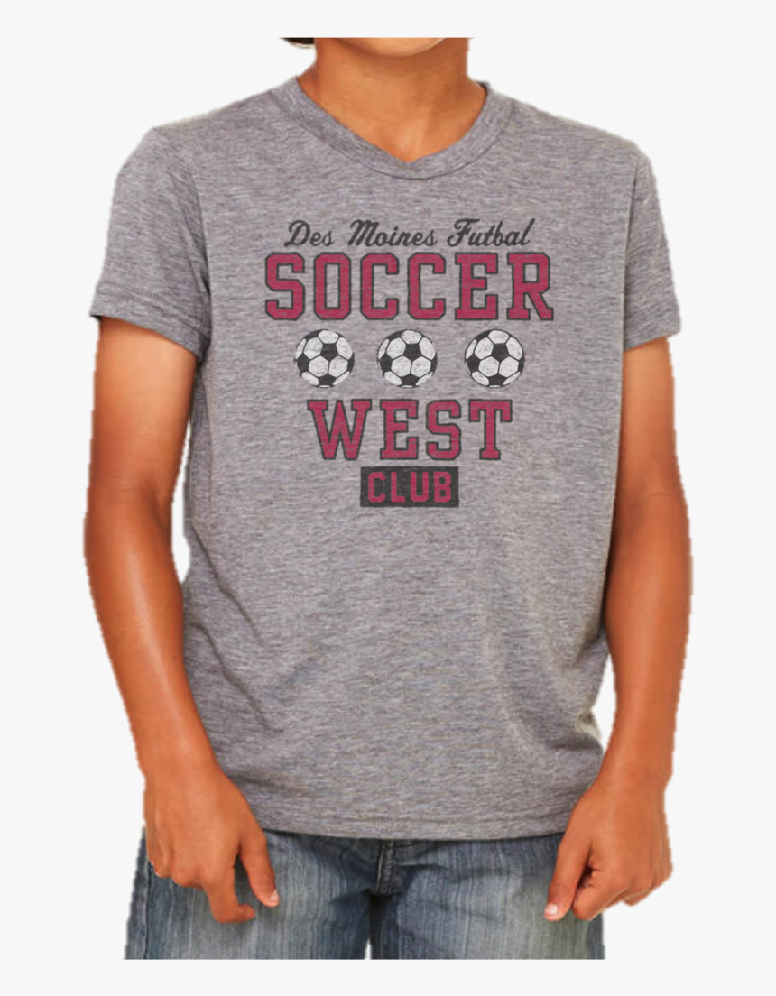 Kids Soccer West Club Tee - Active Shirt, HD Png Download, Free Download