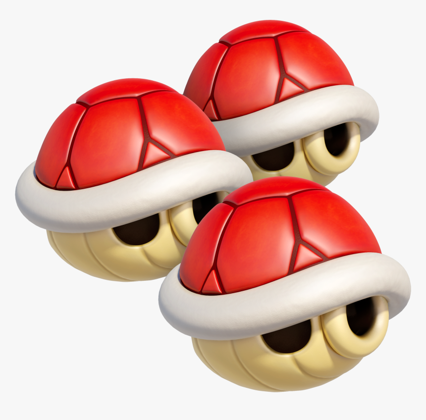 3 Red Shells Mario Kart, HD Png Download, Free Download