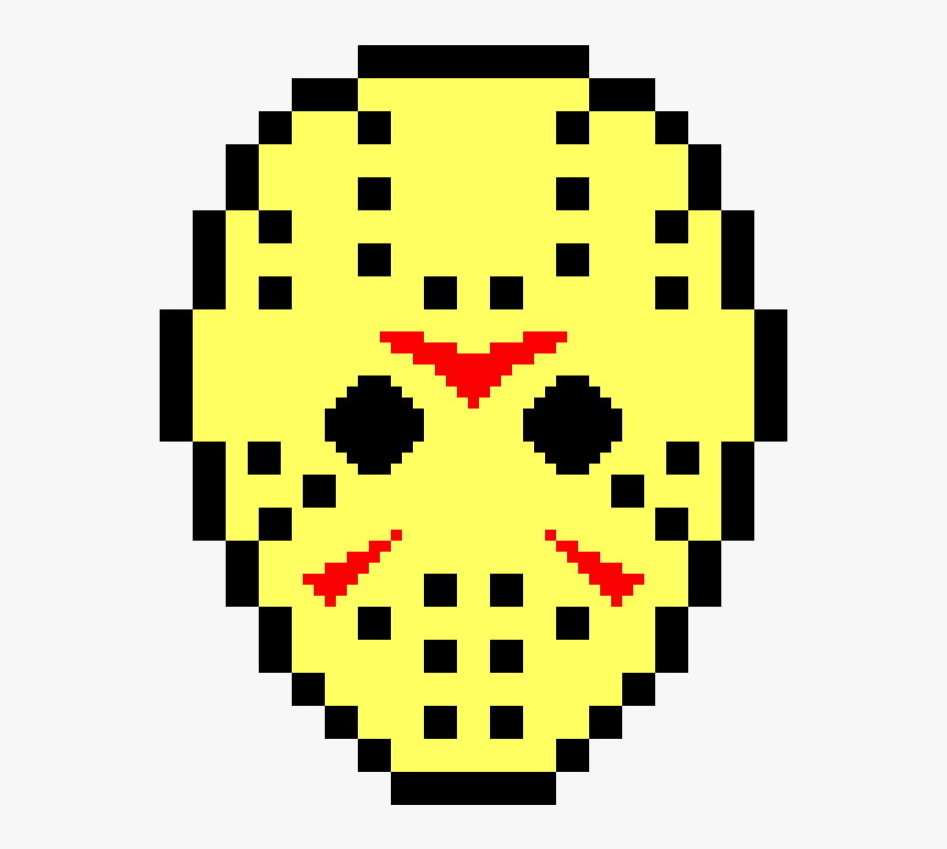 Part 3 Jason Voorhees Mask - Jason Voorhees Pixel Art, HD Png Download, Free Download