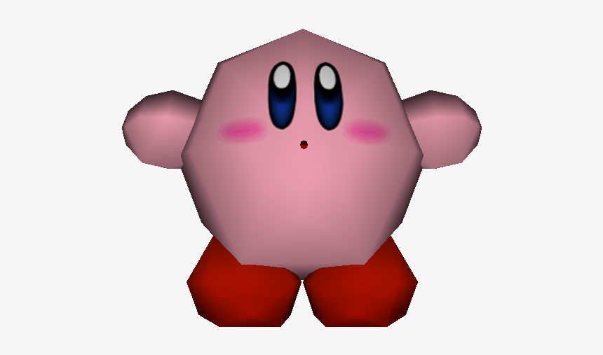 Transparent Yoshi Low Poly - Kirby Super Smash 64, HD Png Download, Free Download