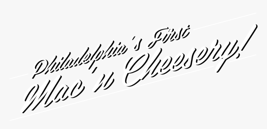 Mac Mart Philadelphia"s First Mac & Cheesery - Calligraphy, HD Png Download, Free Download