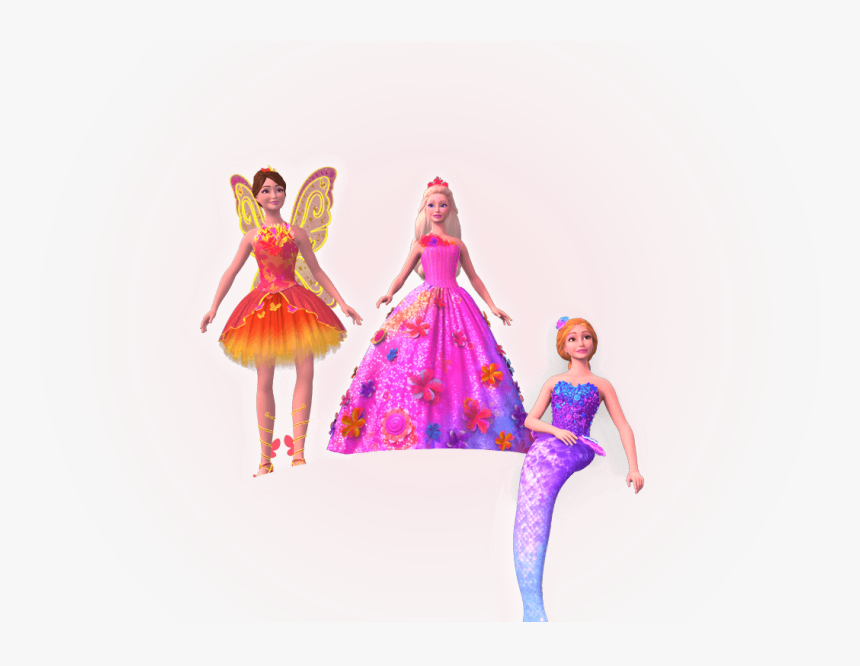 Princess Alexa,nori And Romy - Barbie And The Secret Door Alexa Nori Romy Dolls, HD Png Download, Free Download