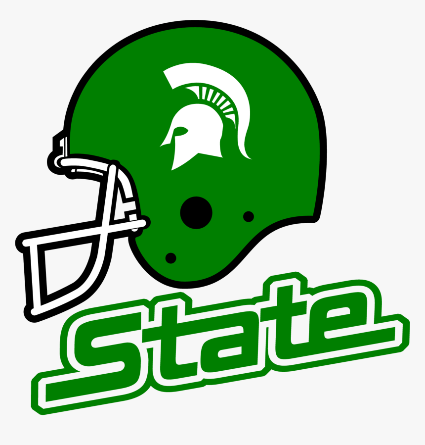 Michigan State University Logo - Michigan State University Football Shirt, HD Png Download, Free Download