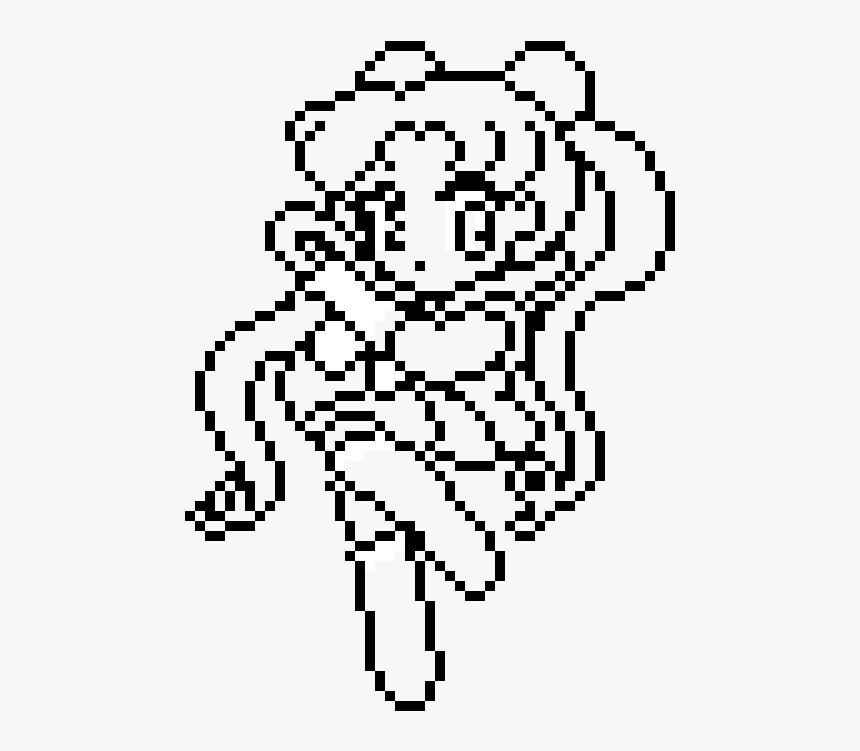 Sailor Moon Pixel Art, HD Png Download, Free Download