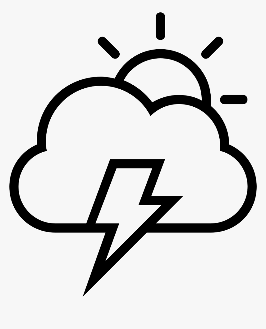 Apache Drawing Symbol - Cloud And Sun Drawing, HD Png Download, Free Download