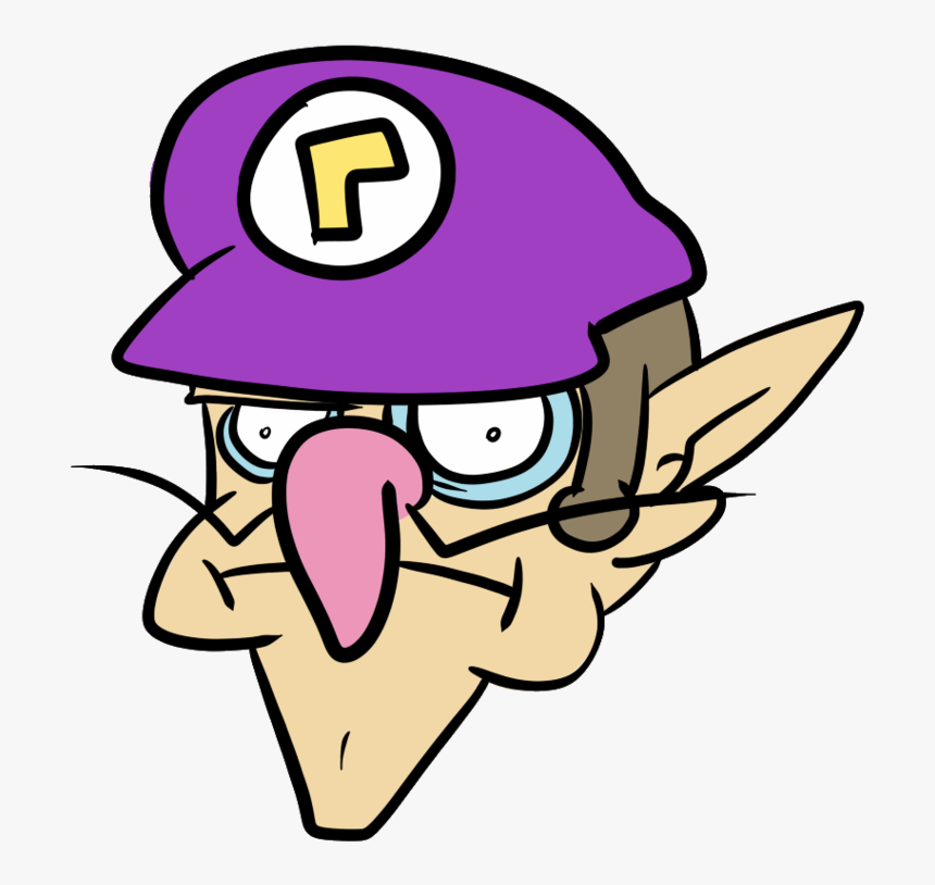 Waluigi Easy To Draw, HD Png Download, Free Download