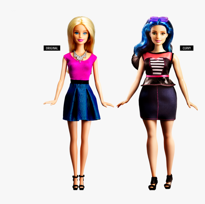 Barbiecurvy Original - Curvy Barbie, HD Png Download, Free Download