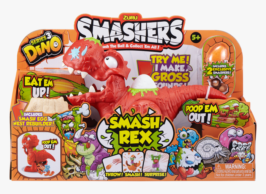 Smashers Series 3 Dino, HD Png Download, Free Download