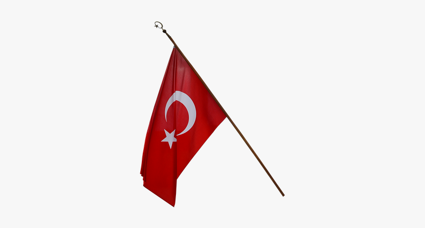 Turkish Flag, Turkey, English, Flag, Moon And Star - Flag Of Turkey, HD Png Download, Free Download