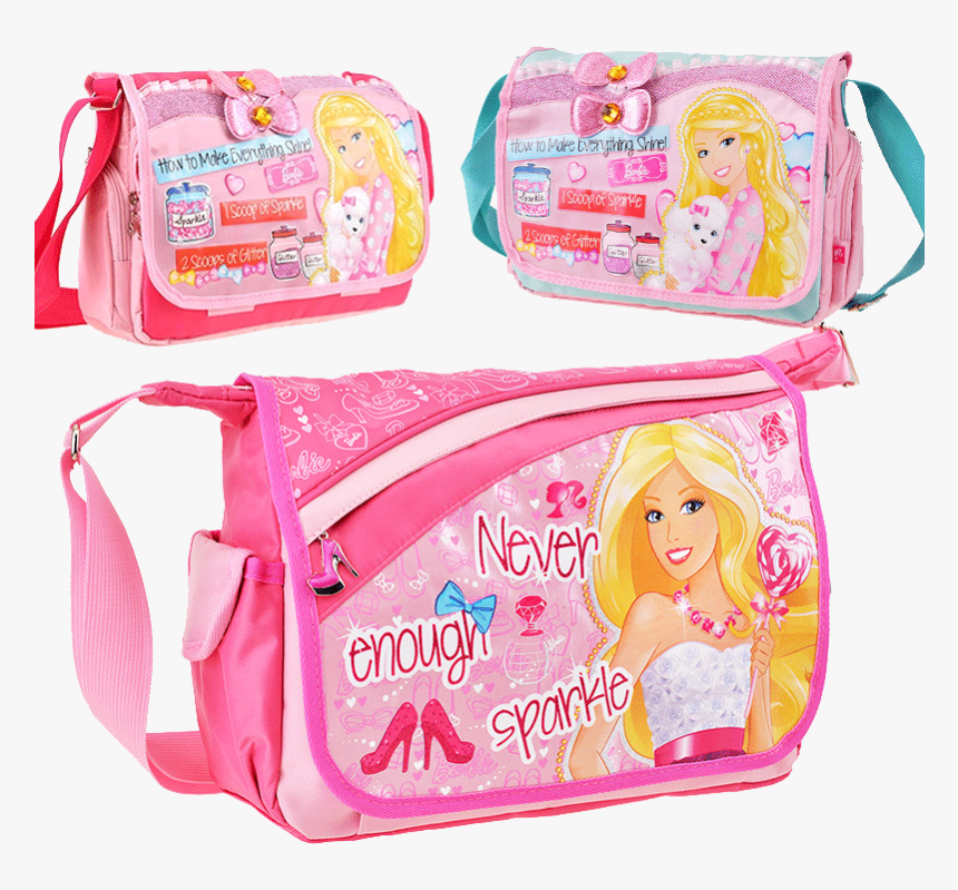 Barbie Girl Bag Princess Messenger Bag Pupils Summer - School Bags For Girls Barbie Princess, HD Png Download, Free Download