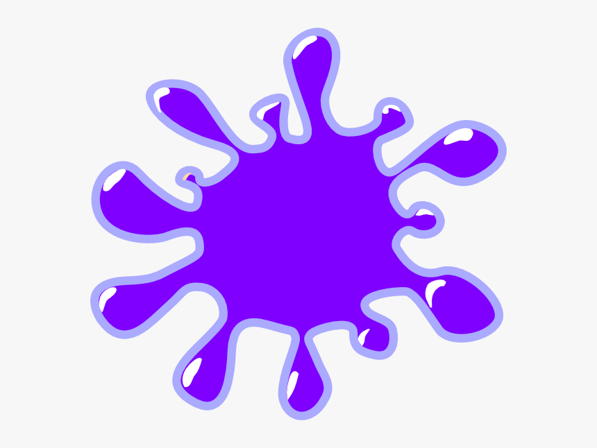 Slime Clipart Purple Paint - Slime Clipart, HD Png Download, Free Download
