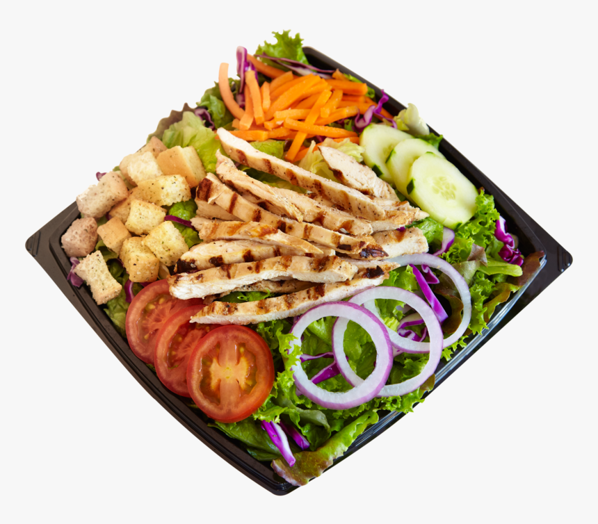 Habit Burger Salad Png - Chicken With Salad Png, Transparent Png, Free Download