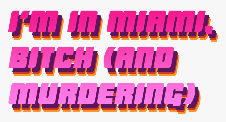 Hotling Miami Tag - Hotline Miami Style Font, HD Png Download, Free Download
