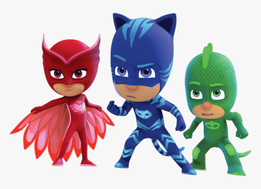 Download Pj Masks Determined Faces - Pj Masks Svg Free, HD Png ...