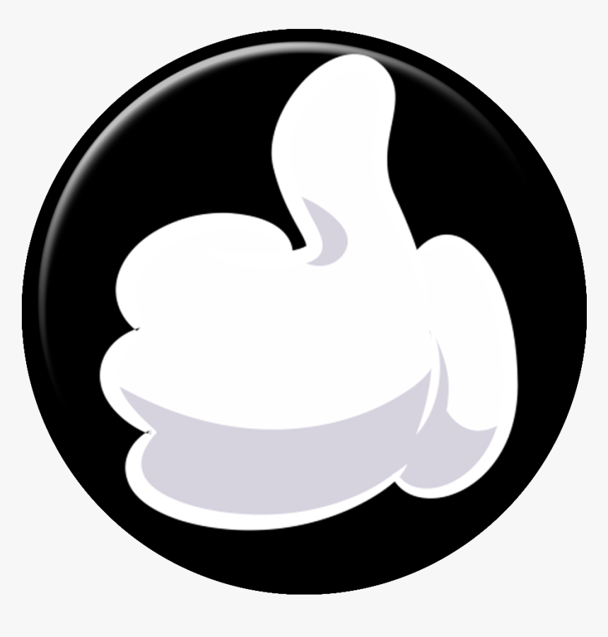 Joinha Png Preto, Transparent Png, Free Download
