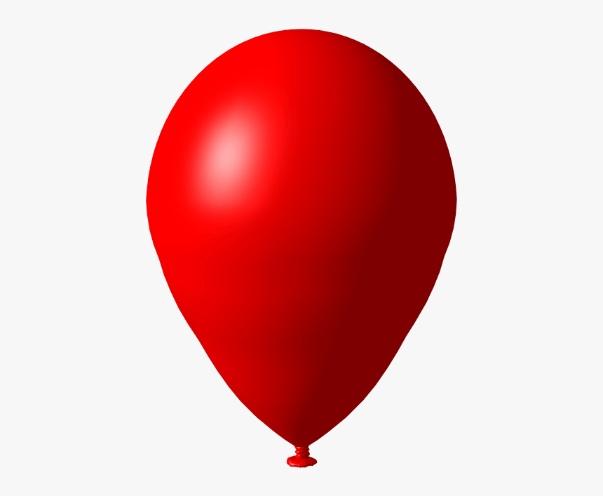 Heart Red Balloon - Transparent Background Red Balloon Png, Png Download, Free Download