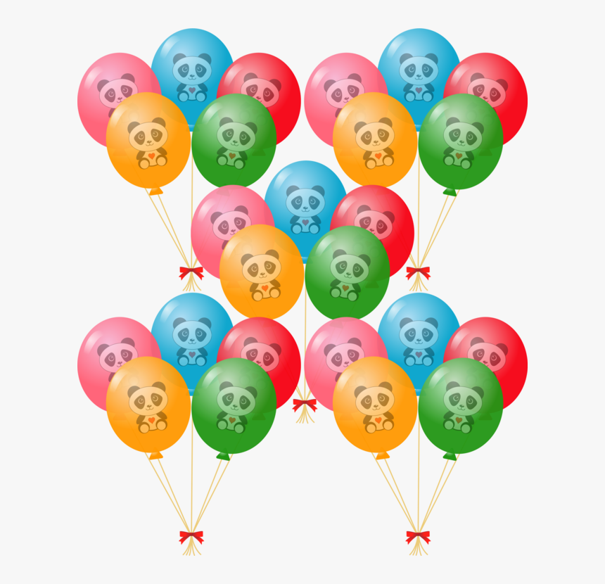 Toy,balloon,party Supply - Giant Panda, HD Png Download, Free Download