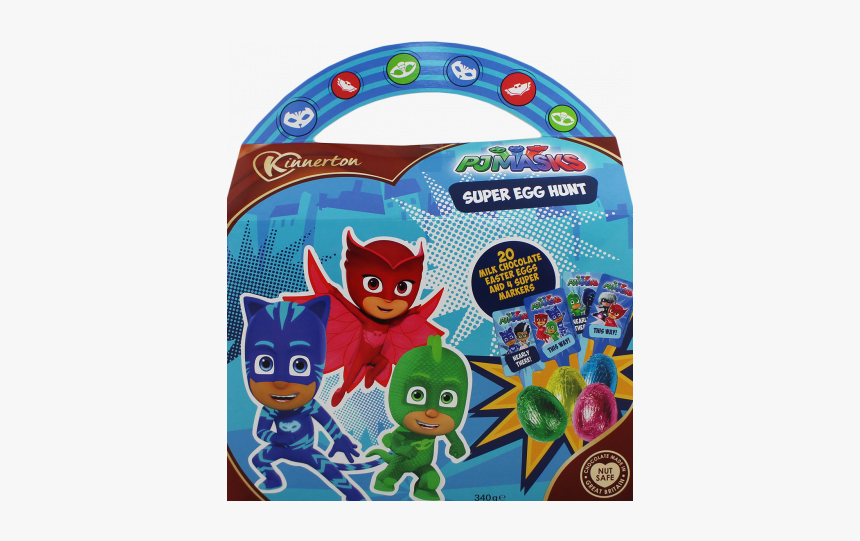 Kinnerton Pj Masks Egg Hunt 340g - Cartoon, HD Png Download, Free Download