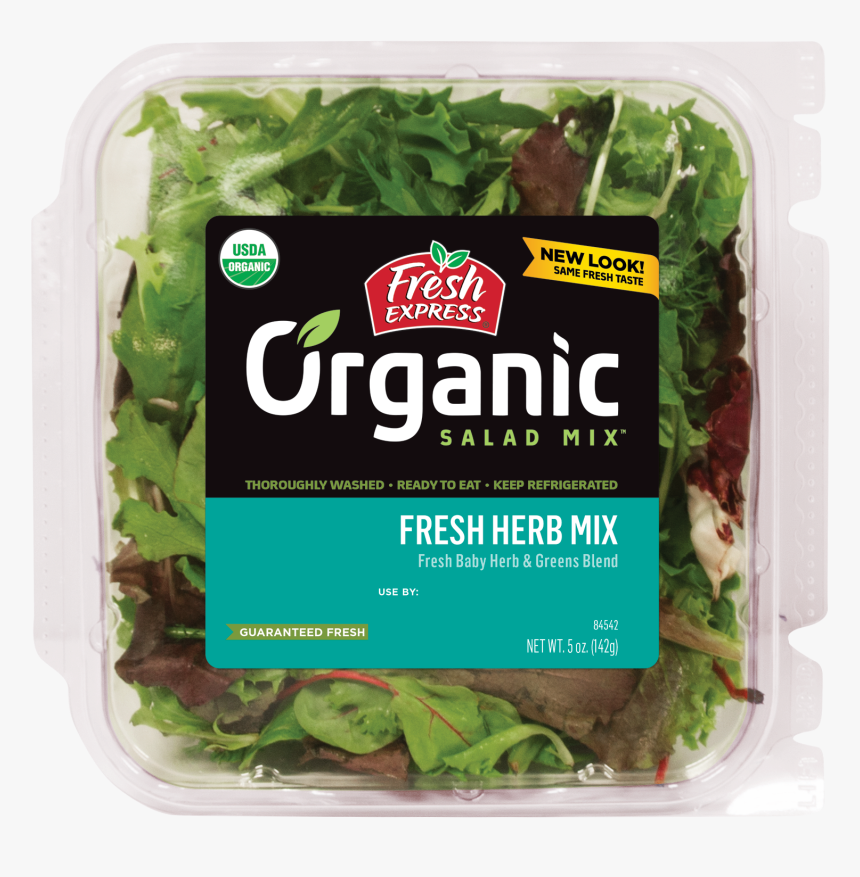 Organic Fresh Herb Salad - Fresh Express Salad, HD Png Download, Free Download