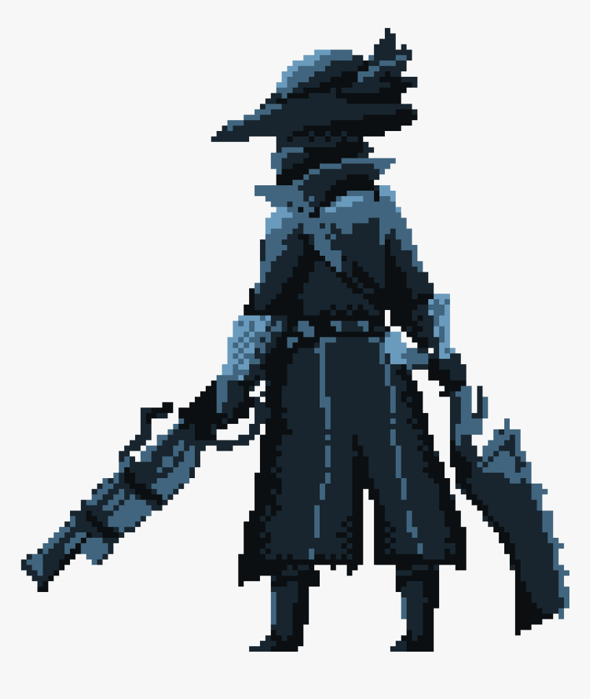 Avatar - Bloodborne Hunter Pixel Art, HD Png Download, Free Download