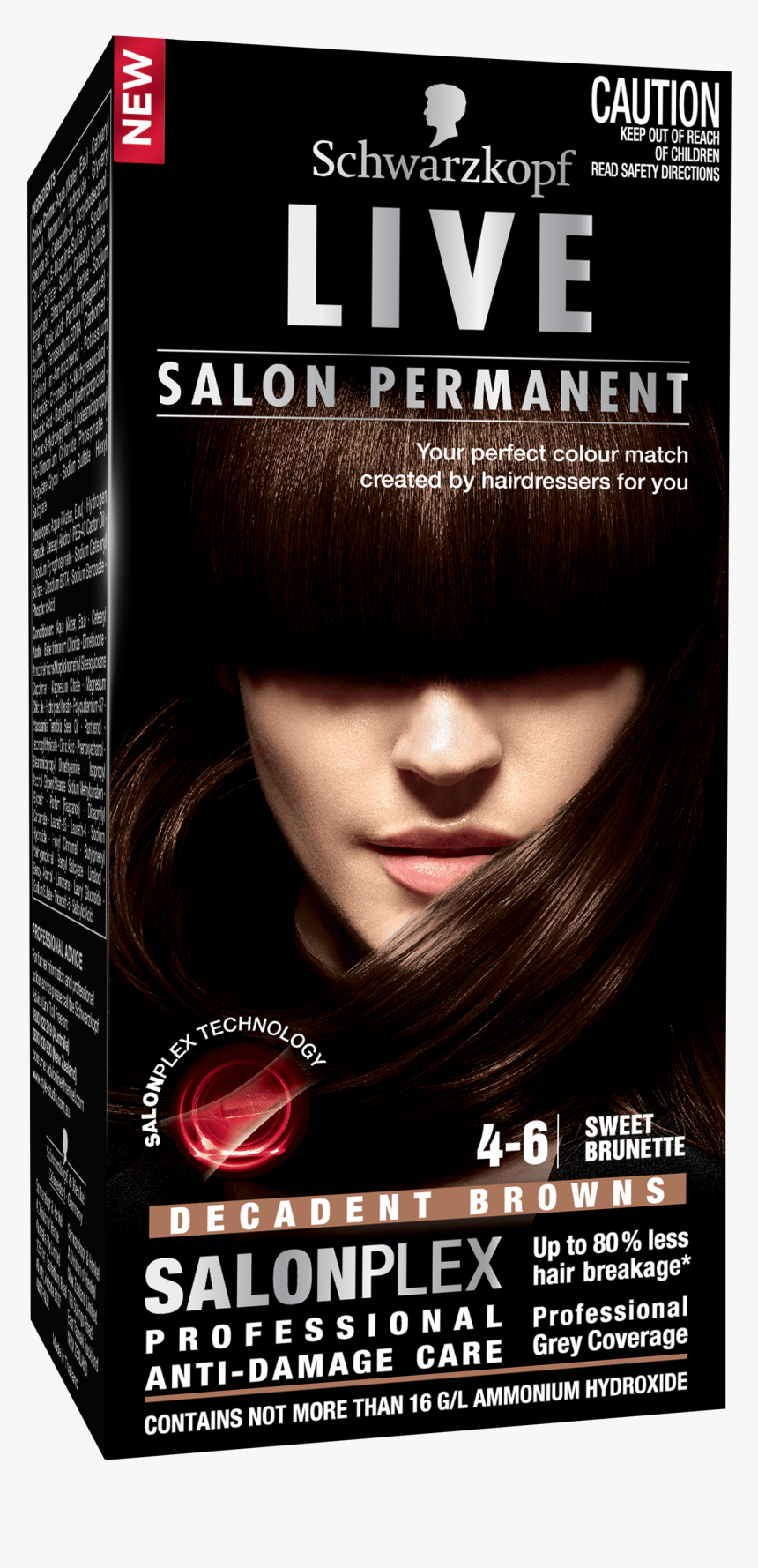 Live Salon Permanent 46 Sweet Brunette - Blond, HD Png Download, Free Download