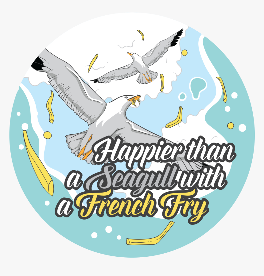 Happier Than A Seagull"
 Class="lazyload Lazyload Mirage - Graphic Design, HD Png Download, Free Download