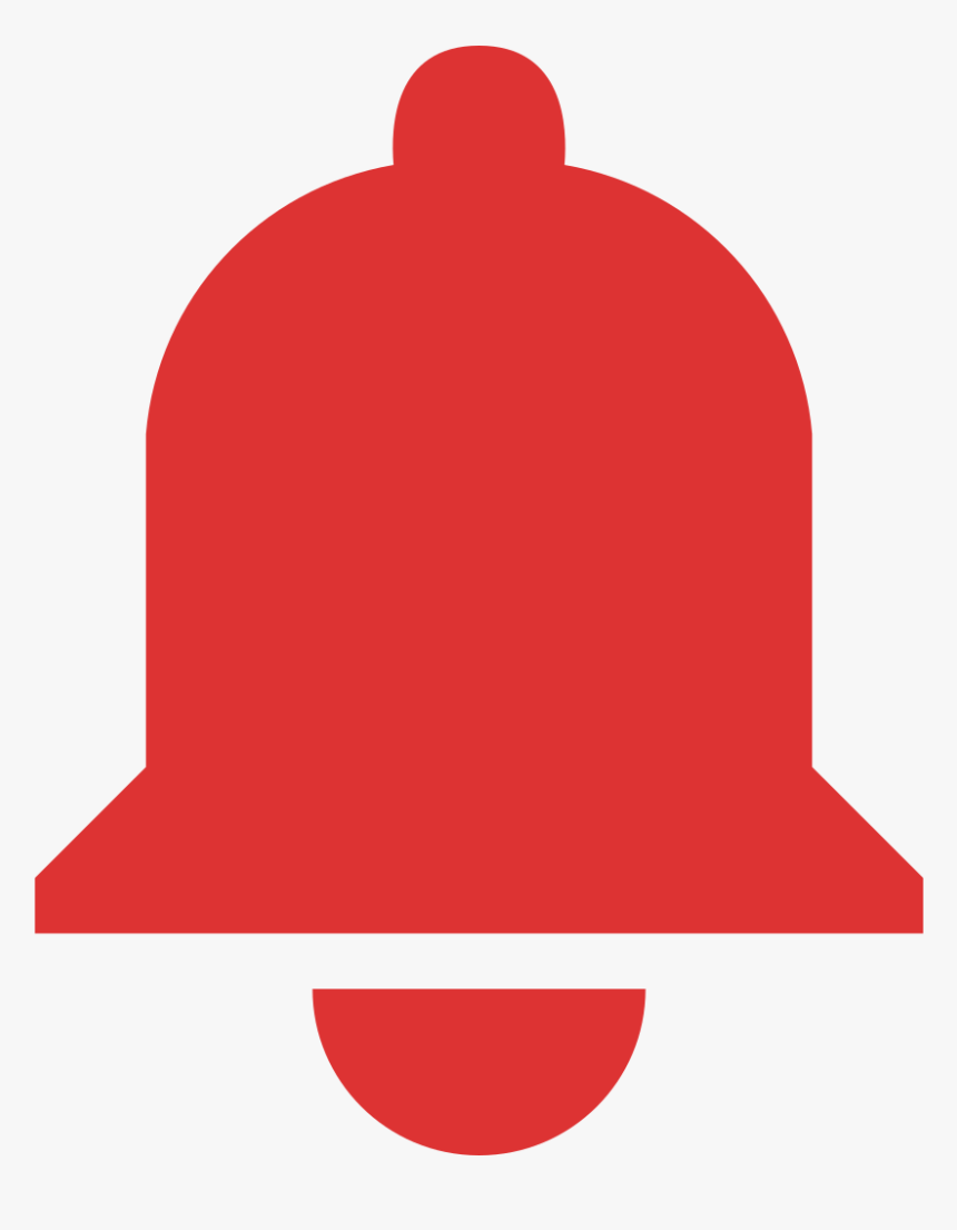 Red Bell Icon Png, Transparent Png, Free Download
